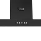 STOVES 444411646 Sterling 100T Flat Chimney Hood Black additional 2