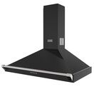 STOVES 444411658 RICHMOND Pyramid Chimney Cooker Hood 100PYR Black additional 2
