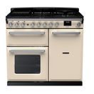 RANGEMASTER ESDL100DFPPCR/CM1 Estel Deluxe 100cm Dual Fuel Range Cooker- Pale Cream/Chrome additional 1
