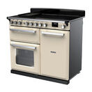 RANGEMASTER ESDL100EIPPCR/CM1 Estel Deluxe 100cm Induction Range Cooker - Pale Cream with Chrome Trim additional 2
