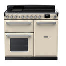 RANGEMASTER ESDL100EIPPCR/CM1 Estel Deluxe 100cm Induction Range Cooker - Pale Cream with Chrome Trim additional 1