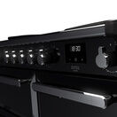 RANGEMASTER ESDL100EIPGBL/CM1 Estel Deluxe 100cm Induction Range Cooker - Gloss Black/Chrome additional 3