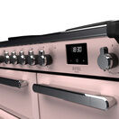 RANGEMASTER ESDL100EIPPPK/CM1 Estel Deluxe 100cm Induction Range Cooker - Pale Pink/Chrome additional 2