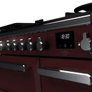 RANGEMASTER ESDL90DFPBOR/CM1 Estel Deluxe 90cm Dual Fuel Range Cooker - Bordeaux with Chrome Trim additional 2