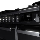 RANGEMASTER ESDL90DFPGBL/CM1 Estel Deluxe 90cm Dual Fuel Range Cooker - Gloss Black with Chrome Trim additional 3