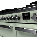 RANGEMASTER ESDL90DFPMNT/CM1 Estel Deluxe 90cm Dual Fuel Range Cooker - Mint with Chrome Trim additional 2