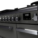 RANGEMASTER ESDL90DFPSLT/CM1 Estel Deluxe 90cm Dual Fuel Range Cooker - Slate with Chrome Trim additional 3