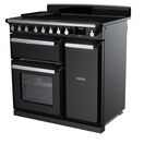 RANGEMASTER ESDL90EIPGBL/CM1 Estel Deluxe 90cm Induction - Gloss Black with Chrome Trim additional 2
