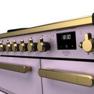 RANGEMASTER ESDL90EIPHTH/AB1 Estel Deluxe 90cm Induction Range Cooker - Heather with Antique Brass Trim additional 3