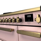 RANGEMASTER ESDL90EIPPPK/AB1 Estel Deluxe 90cm Induction Range Cooker - Pale Pink/Brass additional 2