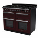 RANGEMASTER ESDLB110DFPBOR/CM1 Estel Deluxe 110cm Dual Fuel Range Cooker - Bordeaux with Chrome Trim additional 2