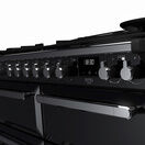 RANGEMASTER ESDLB110DFPGBL/CM1 Estel Deluxe 110cm Dual Fuel Range Cookers - Gloss Black with Chrome Trim additional 3