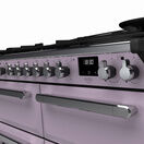 RANGEMASTER ESDLB110DFPHTH/CM1 Estel Deluxe 110cm Dual Fuel Range Cooker - Heather with Chrome Trim additional 3
