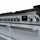 RANGEMASTER ESDLB110DFPMSB/CM1 Estel Deluxe 110cm Dual Fuel Range Cooker - Misty Blue with Chrome Trim additional 2