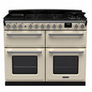 RANGEMASTER ESDLB110DFPPCR/CM1 Estel Deluxe 110cm Dual Fuel Range Cooker - Pale Cream with Chrome Trim additional 1