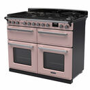RANGEMASTER ESDLB110DFPPPK/CM1 Estel Deluxe 110cm Dual Fuel Range Cooker - Pale Pink with Chrome Trim additional 2