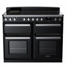 RANGEMASTER ESDLB110EIPGBL/CM1 Estel Deluxe 110cm Induction Range Cooker - Gloss Black with Chrome Trim additional 1