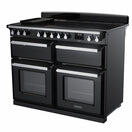 RANGEMASTER ESDLB110EIPGBL/CM1 Estel Deluxe 110cm Induction Range Cooker - Gloss Black with Chrome Trim additional 2