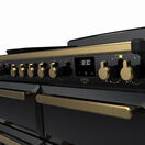 RANGEMASTER ESDLB110EIPGBL/AB1 Estel Deluxe 110cm Induction Range Cooker- Gloss Black/Brass additional 3