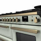 RANGEMASTER ESDLO110DFPMNT/AB1 Estel Deluxe 110cm Dual Fuel Range Cooker - Mint/Brass additional 3