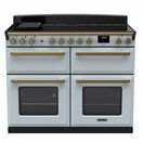 RANGEMASTER ESDLB110EIPMSB/AB1 Estel Deluxe 110cm Induction Range Cooker - Misty Blue/Brass additional 1