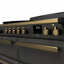 RANGEMASTER ESDLB110EIPSLT/AB1 Estel Deluxe 110cm Induction Range Cooker - Slate / Brass additional 2