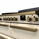RANGEMASTER ESDLB110EIPPCR/AB1 Estel Deluxe 110cm Induction Range Cooker - Pale Cream/Brass additional 4