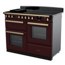RANGEMASTER ESDLO110EIPBOR/AB1 Estel Deluxe 110 OC Induction - Bordeaux with Antique Brass Trim additional 2