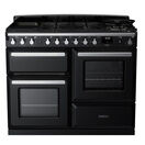 RANGEMASTER ESDLO110DFPGBL/CM1 Estel Deluxe 110cm OC Dual Fuel Range Cooker - Gloss Black with Chrome Trim additional 1