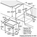 BOSCH HQA534BW3B 60cm Built-In Electric Single Oven - White additional 14