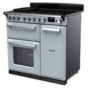 RANGEMASTER ESDL90EIPMSB/CM1 Estel Deluxe 90cm Induction - Misty Blue with Chrome Trim additional 2