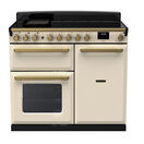 RANGEMASTER ESDL100EIPPCR/AB1 Estel Deluxe 100cm Induction Range Cooker - Pale Cream/Brass additional 1