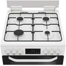 HOTPOINT HDD6GDC2W 60CM Dual Fuel Double Oven Cooker White additional 4