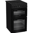 HOTPOINT HDE5VDCB 50cm Electric Double Oven Cooker - Black additional 6