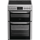 HOTPOINT HDE6VDCASX 60cm Double Oven Cooker - Inox additional 1