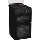 HOTPOINT HDG5GCB 50cm Gas Double Oven Cooker - Black additional 6