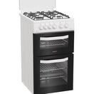HOTPOINT HDG5GCW 50cm Gas Double Oven Cooker - White additional 2