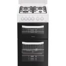 HOTPOINT HDG5GCW 50cm Gas Double Oven Cooker - White additional 1