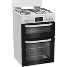HOTPOINT HDG6GDCW 60cm Gas Double Oven Cooker - White additional 2