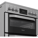 HOTPOINT HDG6GDCX 60cm Gas Double Oven Cooker - Inox additional 3