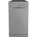 HOTPOINT HP2FE10CS90SUK Freestanding Slimline Dishwasher - Silver additional 1