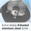 BOSCH MSM4B624GB Series 4 Ergomaster Hand Blender - Anthracite additional 7