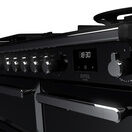 RANGEMASTER ESDL100DFPGBL/CM1 Estel Deluxe 100cm Dual Fuel Range Cooker - Gloss Black/Chrome additional 3