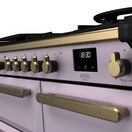 RANGEMASTER ESDL100DFPHTH/AB1 Estel DLX 100 Dual Fuel Range Cooker - Heather/Brass additional 2