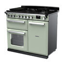 RANGEMASTER ESDL100DFPMNT/CM1 Estel Deluxe 100cm Dual Fuel Range Cooker - Mint/Chrome additional 3