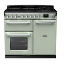 RANGEMASTER ESDL100DFPMNT/CM1 Estel Deluxe 100cm Dual Fuel Range Cooker - Mint/Chrome additional 1