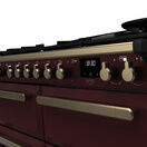 RANGEMASTER ESDLB110DFPBOR/AB1 Estel DLX 110 BC Dual Fuel Range Cooker - Bordeaux/Brass additional 2