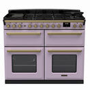 RANGEMASTER ESDLB110DFPHTH/AB1 Estel DLX 110 BC Dual Fuel Range Cooker- Heather/Brass additional 1