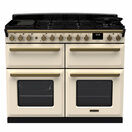 RANGEMASTER ESDLB110DFPPCR/AB1 Estel DLX 110 BC Dual Fuel - Pale Cream/Brass additional 1