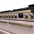 RANGEMASTER ESDLB110DFPPPK/AB1 Estel DLX 110 BC Dual Fuel - Pale Pink/Brass additional 3